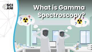 How is gamma spectroscopy used to detect radioactive isotopes?