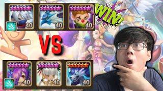 Lushen Cleave Into The HYANES, LIU MEI, VIGOR Defense And I CLUTCHED! (G3 Siege) - Summoners War