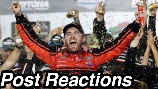 (POST REACTIONS) 2018 NASCAR Daytona 500 Reactions