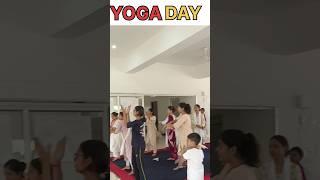 International Yoga Day at School #yoga #yogaday #shorts