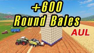 Farming Simulator 17: Amazing Auto Loader Trailer!!! +600 Bales Capacity!!!