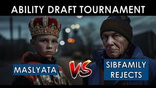 Ability draft tournament | Maslyata vs  Sibfamily Rejects | Upper Bracket | Game 2