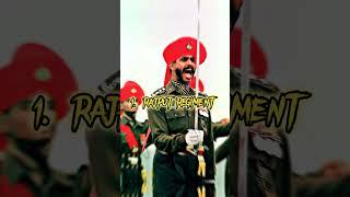 MOST DANGEROUS REGIMENT OF INDIAN ARMY !! TOP 5 REGIMENTS OF ARMY. #shorts #ytshorts  #armylover