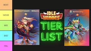 Idle Heroes - Hero TIER LIST