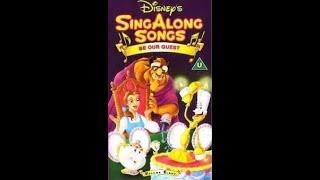 Opening to Disney's Sing Along Songs: Be Our Guest UK VHS (1993)