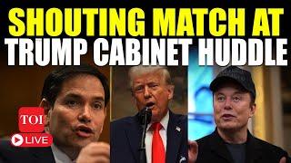 LIVE: Trump Cabinet Explodes; Elon Musk Clashes With Rubio | President Steps In, Attacks Reporter