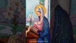 Best mosaic art. The Annunciation. #beautiful #mosaic #art. Veronika Konechnova. #church #america