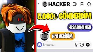 ROBLOX HACKERI BUNU YAPTIĞINA PİŞMAN OLACAK..  *DOLANDIRILDIM* (Hesabımı Çalan HACKER)