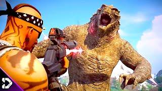 EPIC NEW GODZILLA GAMEPLAY TRAILER | Godzilla X Kong FORTNITE Boss Fight