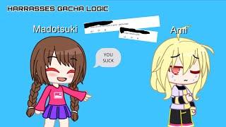 Madotsuki harasses Gacha Logic/Grounded (READ DESCRIPTION BEFORE WATCHING)