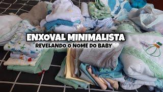 ENXOVAL MINIMALISTA E REVELANDO O NOME DO BABY #enxovaldobebê #enxovaldobebe #enxovalminimalista