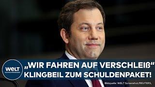 LARS KLINGBEIL: "Auf Verschleiß" - Mega-Schulden-Deal soll Bildung, Renten und Verteidigung sichern