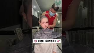 Beautiful young girl headshave 