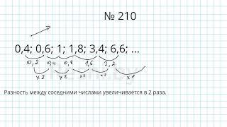 №210 / Глава 1 - Математика 6 класс Герасимов