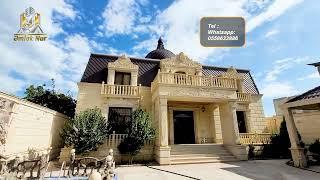 GENCEDE SUPER TEMIRLI VILLA SATILIR 520.000 AZN | RAZILASMA VAR | GENCEDE SATILAN EVLER