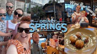 DISNEY SPRINGS VLOG | Wine Bar George | Gideon's Bakehouse | World of Disney | Marketplace Co-Op