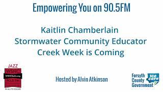 Creek Week is Coming: Radio Interview with Kaitlin Chamberlain