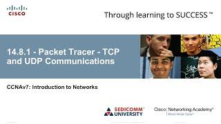 Курс Молодого Бойца Cisco Часть 1 2021 CCNA 1 ITN 14.8.1 Packet Tracer – TCP and UDP Communications