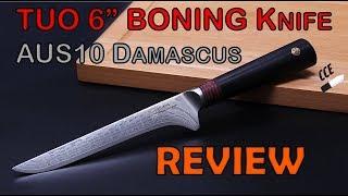 Review of the TUO Cutlery Damascus Fillet Knife Boning Knife 6" (15.24cm)