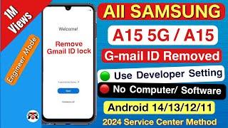 Samsung A15 | A15 5G Frp Bypass:Unlock Google Account Lock Adb Enable Fail *#0*# Code Not Working