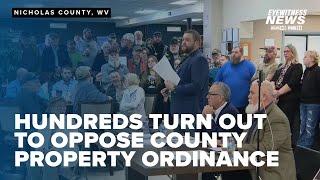 'All kinds of broadness and overreach': Hundreds turn out to oppose county ordinance