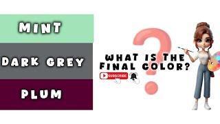 what is the Final Color?  | Satisfiying video| color Mixing Video | Colormixology
