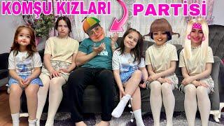 ZEYNEP VE HİRANUR PELİNSU EFEKAN KOMŞU KIZLARI PARTİSİ YAPIYOR