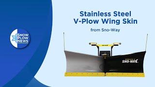 Stainless Steel V-Plow Wing Skin from Sno-Way