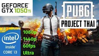 PUB G Lite PC / Project Thai -  GTX 1050 ti - G4560 - i3 6100 - 1080p - 1440p - Benchmark