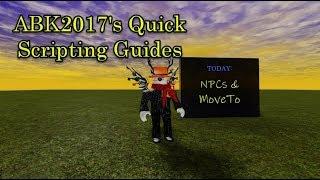 Roblox Scripting Guide: NPC & MoveTo