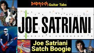 Satch Boogie - Joe Satriani - Guitar + Bass TABS Lesson