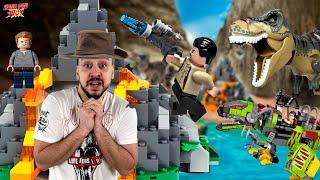 LEGO МИР ЮРСКОГО ПЕРИОДА И ПАПА РОБ: ДИНОЗАВРЫ JURASSIC WORLD - СБОРКА 4 И 5 ПАКЕТОВ!