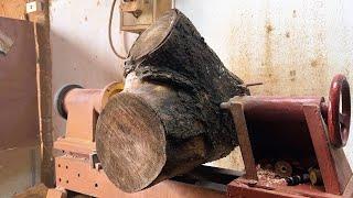Woodworking NDT  I turned it like this Wood turning