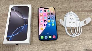 iPhone 16 Pro Max Unboxing: Black Titanium!