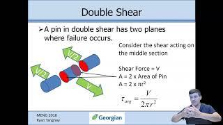 MENG2018 - Georgian College - 3A1 - Chpt 6 - Strength of Materials - Stress and Strain (3/4)