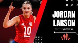 Jordan Larson HIGHLIGHTS | USA  Brazil | Women's VNL 2024