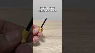 Rubber Band Shock Absorber #lego #legotechnic #suspension #mechanical #engineering