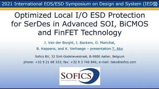 Optimized Local I/O ESD Protection for SerDes In Advanced SOI, BiCMOS and FinFET Technology