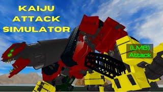 KAIJU ATTACK SIMULATOR - PLAYING THE GAME AGAIN AFTER A LONG TIME!!!