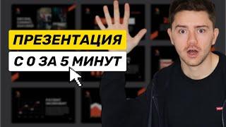 Как создать презентацию за 5 минут с помощью нейросетей? Обзор сервисов.