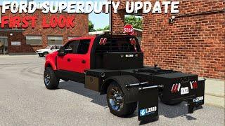 EARLY LOOK FORD SUPERDUTY UPDATE PLUS BEDPACK BY ROUGHNECK MODDING | Farming Simulator 25
