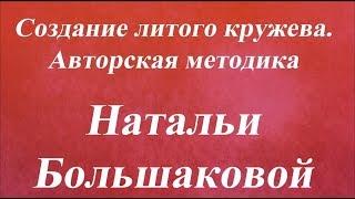 Создание литого кружева  Авторская методика Наталья Большакова Университет Декупажа