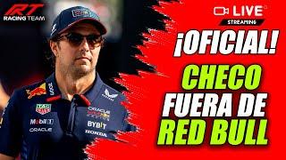  EN VIVO | ¡OFICIAL! CHECO PEREZ FUERA de RED BULL 