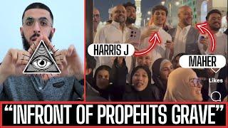 MAHER ZAIN & HARRIS J DID THIS IN MADINA - MUSLIM REACTS