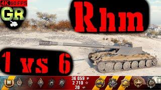 World of Tanks Rhm.-Borsig Waffenträger Replay - 10 Kills 4.4K DMG(Patch 1.4.1)