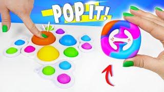 АНТИСТРЕСС POP IT Шок! ВЕЧНАЯ ПУПЫРКА Светится  10 Новых АНТИСТРЕССОВ Челлендж из КИТАЯ