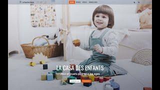 Casa des enfants - Desktop view