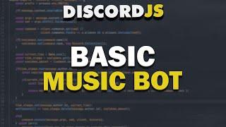 Code Your Own Discord Bot -  Music Bot | Join & Leave |  (2021)