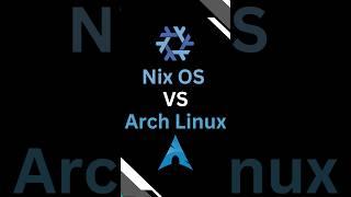 NixOS vs Arch Linux in 1 Minute #nixos #arch #archlinux