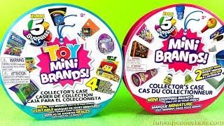 Toy Mini Brands Collector Case Surprise & Zuru Shopping Mini Brands Collector Case Mystery Minis